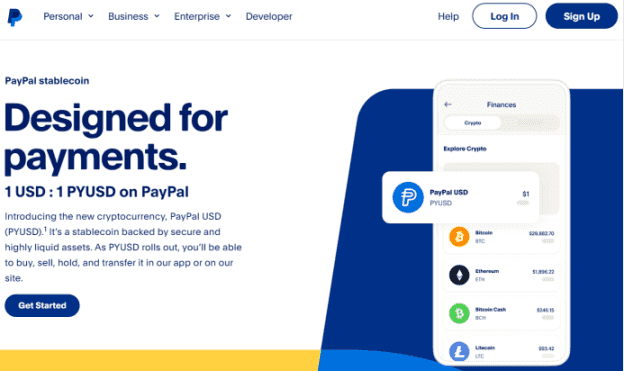 支付巨头PayPal的稳定币有望带领加密行业走向主流