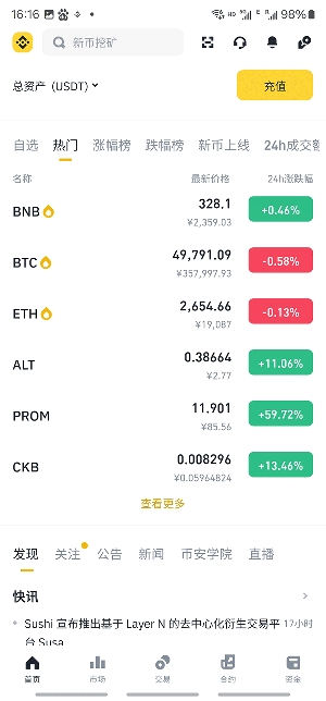 币安交易所app下载 币安biance交易所 v2.82.4 官方安卓最新版官方下载