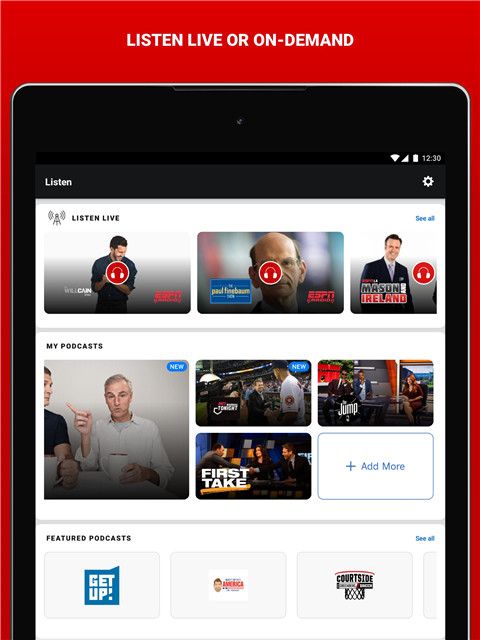 ESPN体育在线直播官方正版app下载 ESPN体育在线直播官方正版app v6.94.0 安卓版官方下载