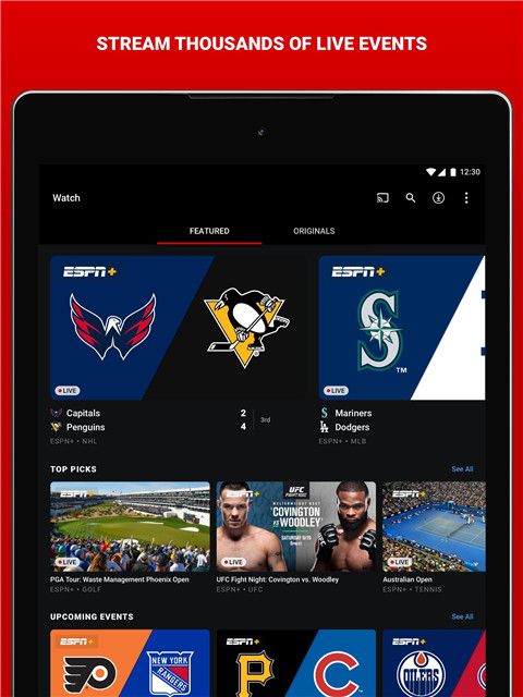 ESPN体育在线直播官方正版app下载 ESPN体育在线直播官方正版app v6.94.0 安卓版官方下载