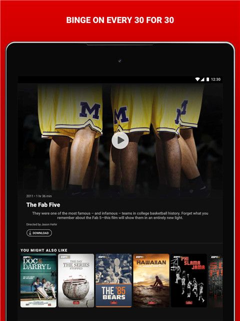 ESPN体育在线直播官方正版app下载 ESPN体育在线直播官方正版app v6.94.0 安卓版官方下载