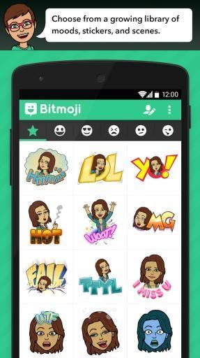 Bitmoji(Bitstrips app)