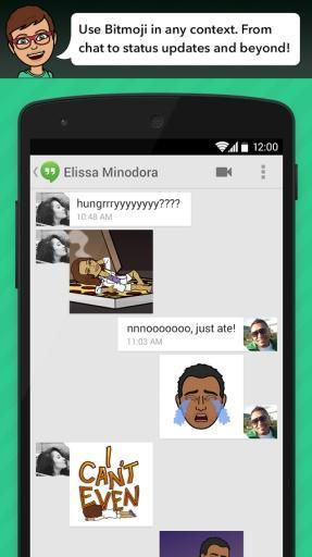 Bitmoji(Bitstrips app)