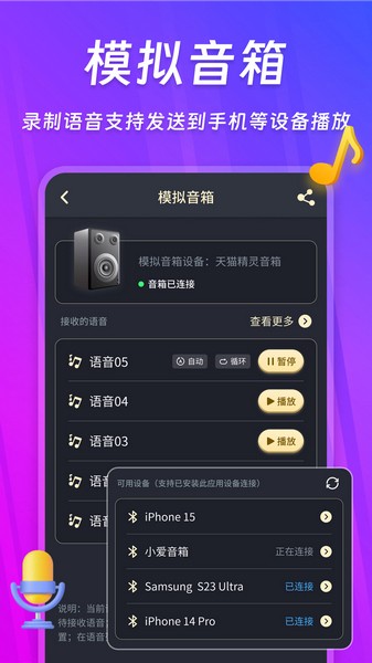 话筒扩音器app下载 话筒扩音器(模拟麦克风) v250109.1 安卓版官方下载