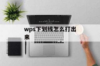 wps下划线怎么打出来（怎样在wps表格中加下划线）