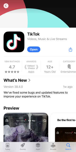 TikTok重新上架美国应用商店